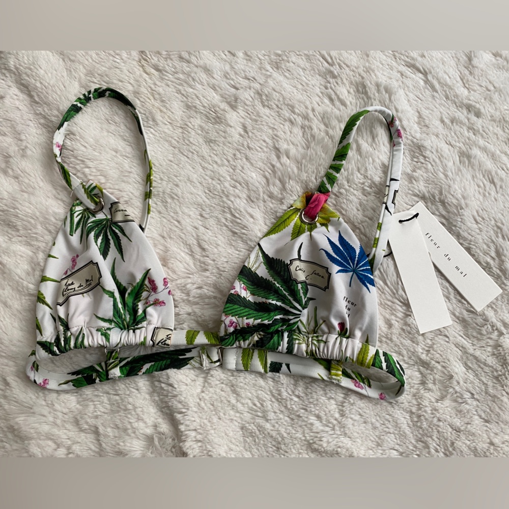 Botanical Fleur du Mal Bikini Top ~ XS